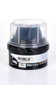 WORLD AYAKKABI BOYASI 200GR SİYAH  PK:12